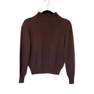 dressbarn Brown Turtleneck Sweater